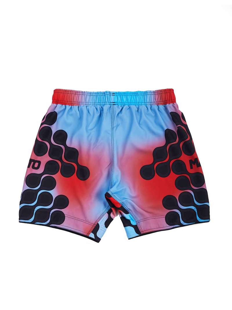 MANTO ORGANIC FIGHT SHORTS-RED
